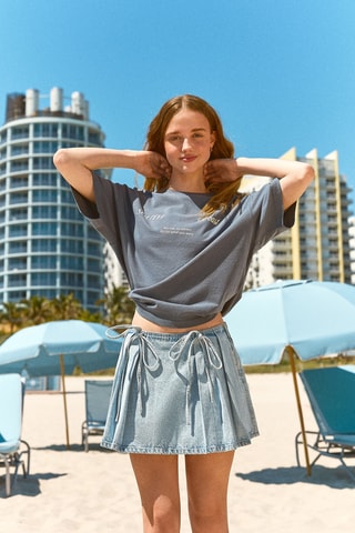 Falda vaquera - Azul claro