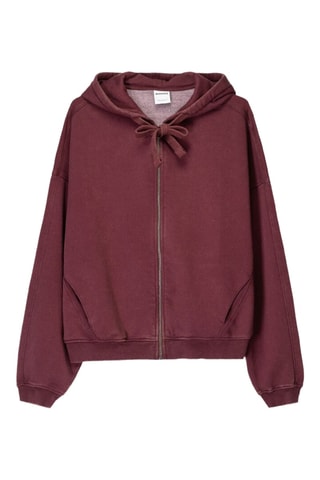Sudadera con capucha - Burdeos