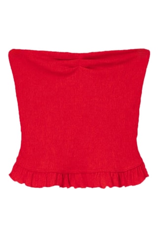 Top bustier - Rojo