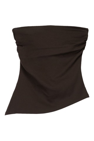 Top bustier - Marrón