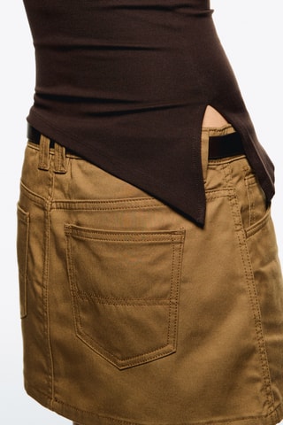 Top bustier - Marrón