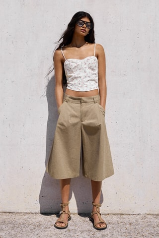 Crop top - Beige