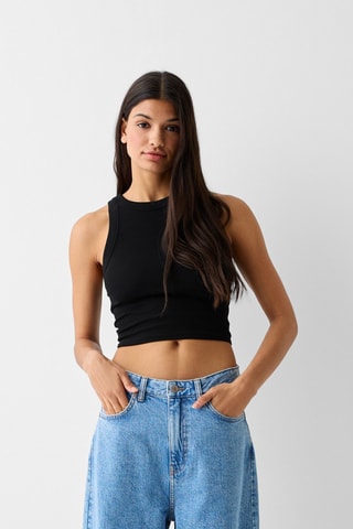 Crop top - Negro
