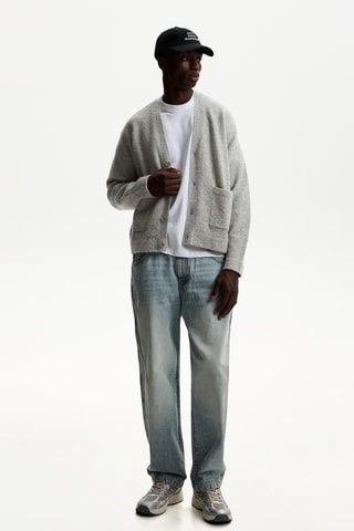 Cárdigan - Gris claro jaspeado