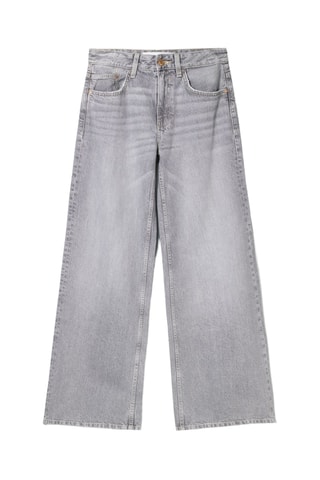 Vaquero wide leg - Gris claro