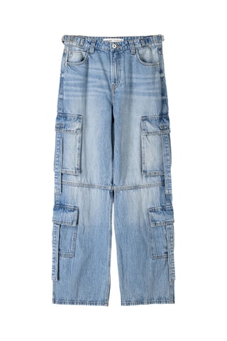 Vaquero cargo - Azul claro