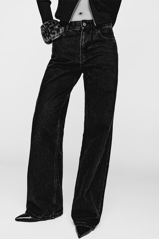 Vaquero wide leg - Negro