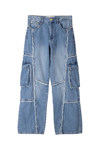 Vaquero cargo - Azul claro