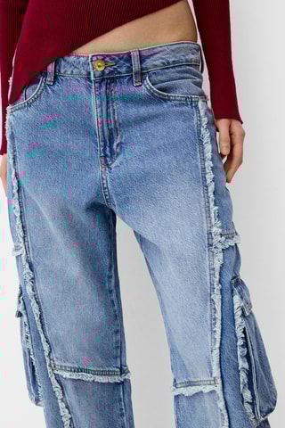 Vaquero cargo - Azul claro