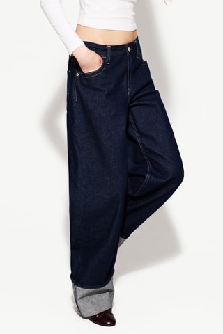 Vaquero wide leg - Azul marino