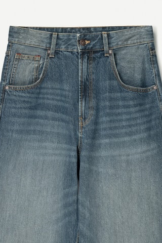 Vaquero baggy - Verde oscuro