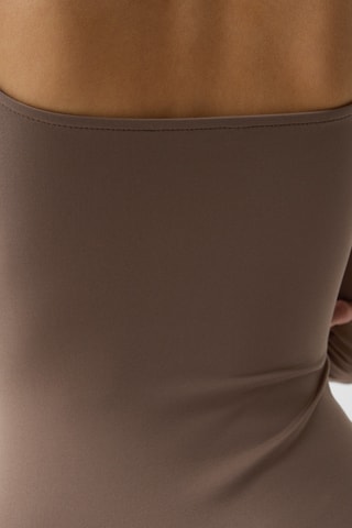 Vestido midi - Marrón