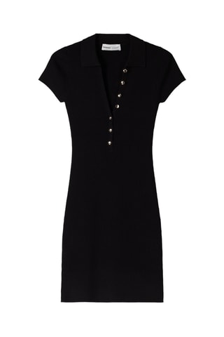 Vestido polo - Negro