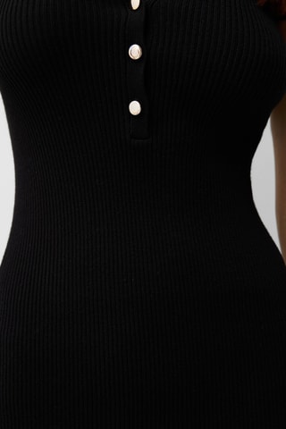 Vestido polo - Negro