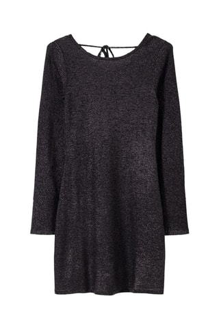 Vestido de tubo - Negro jaspeado