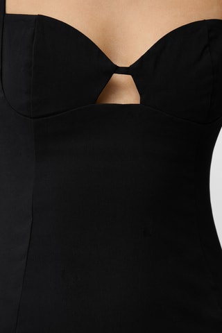 Vestido midi - Negro