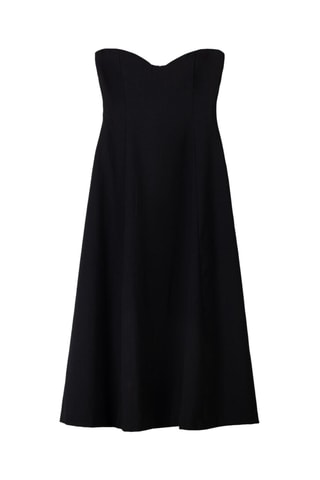 Vestido bustier - Negro