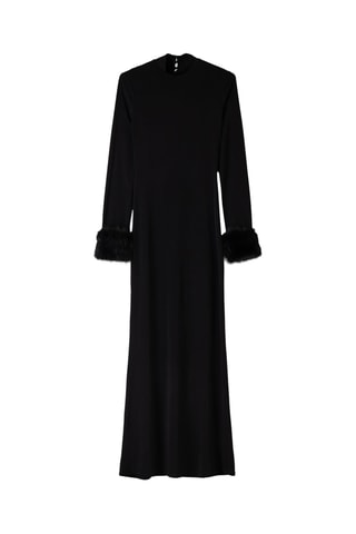 Vestido recto - Negro