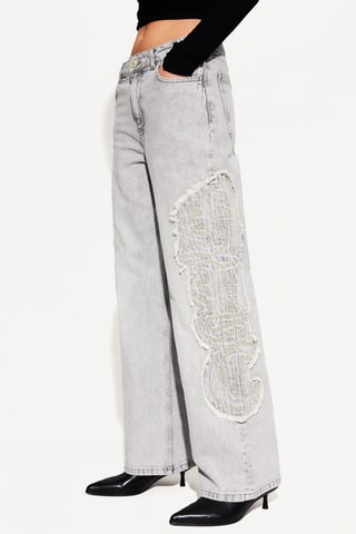 Vaquero baggy - Gris claro