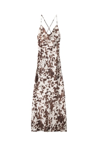 Vestido recto - Marrón