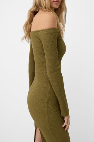 Vestido de tubo - Caqui