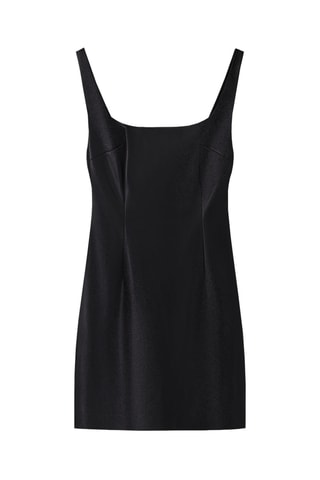 Vestido recto - Negro