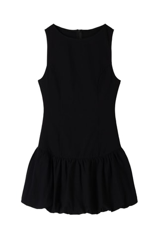 Vestido de talle bajo - Negro