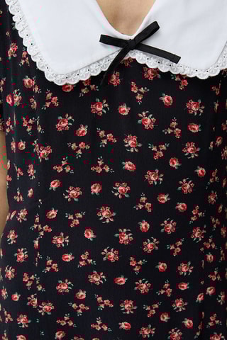 Vestido recto - Negro