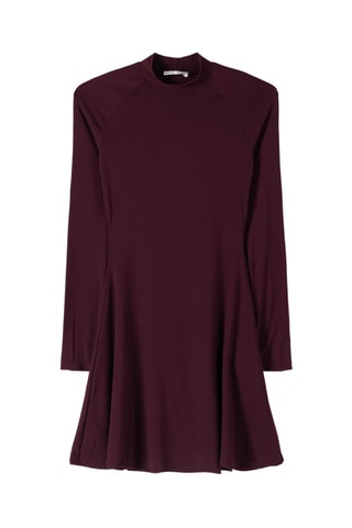 Vestido trapecio - Burdeos