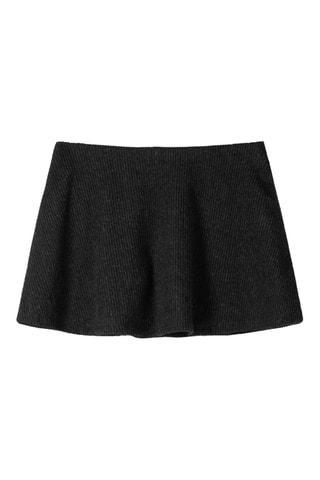 Falda evasé - Gris oscuro