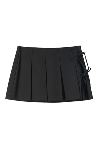 Falda plisada - Negro