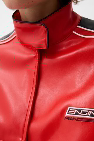 Chaqueta - Rojo y negro