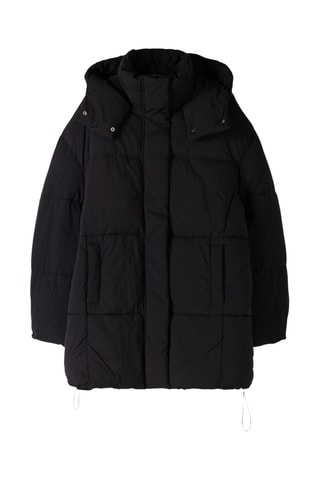 Anorak largo - Negro