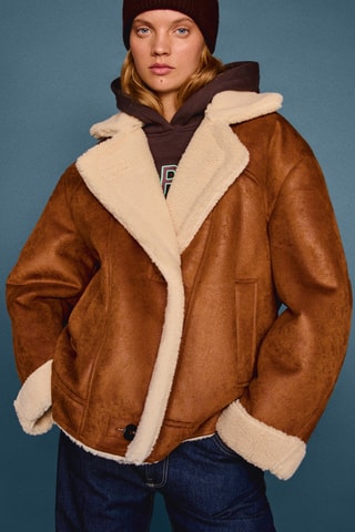 Chaqueta reversible - Marrón