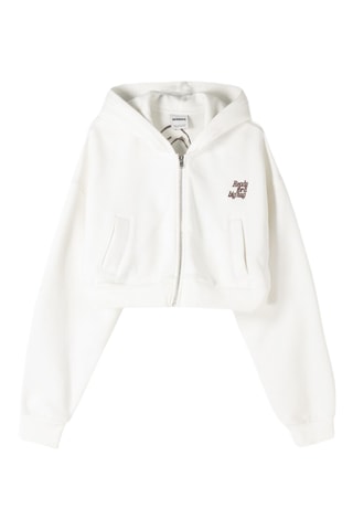 Sudadera con capucha - Crudo