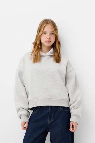 Sudadera con capucha - Gris jaspeado