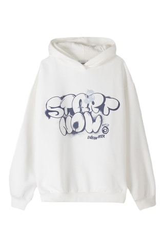 Sudadera con capucha - Blanco