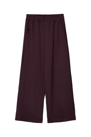 Pantalón wide leg - Burdeos