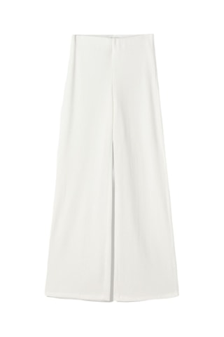 Pantalón wide leg - Crudo