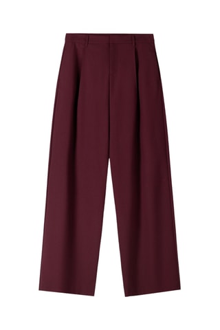 Pantalón baggy - Burdeos