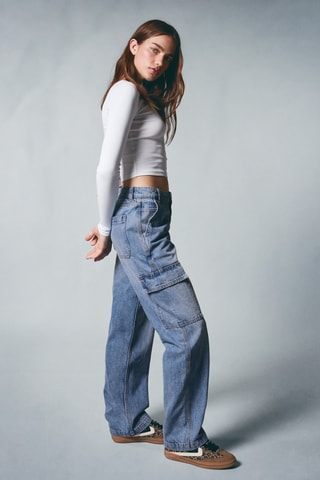 Vaquero cargo - Azul