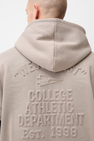 Sudadera con capucha - Beige