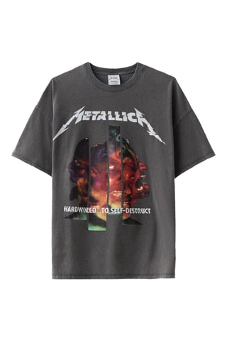 Camiseta Metallica - Gris oscuro