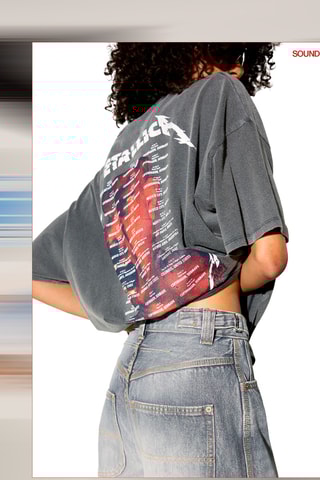 Camiseta Metallica - Gris oscuro