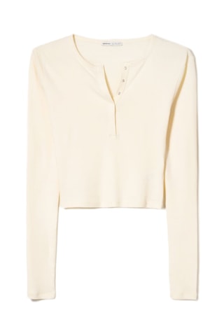 Camiseta cropped - Crudo