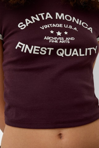 Camiseta cropped - Violeta