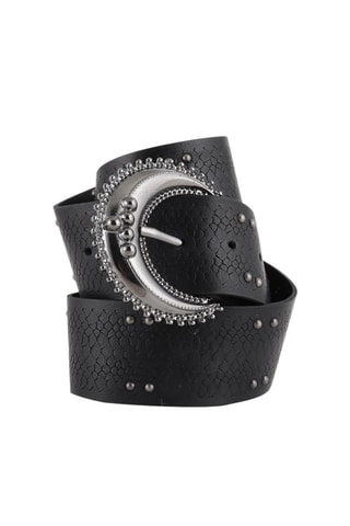 Cintura in pelle Test - Nero