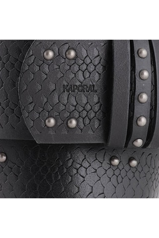 Cintura in pelle Test - Nero