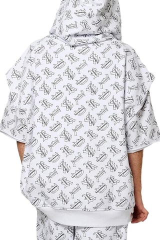 Felpa con cappuccio Vogy - Bianco