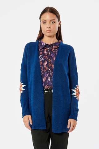 Cardigan Berni - Indaco